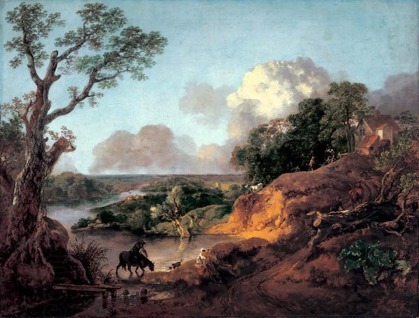 Thomas Gainsborough View in Suffolk oil painting picture